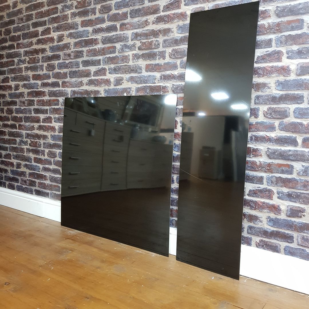 White Black Grey Cream Marble Effect HPL Laminate Fireplace Back Panel